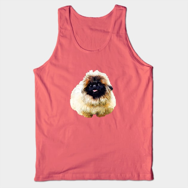 Pekingese Adorable Puppy Dog Tank Top by ElegantCat